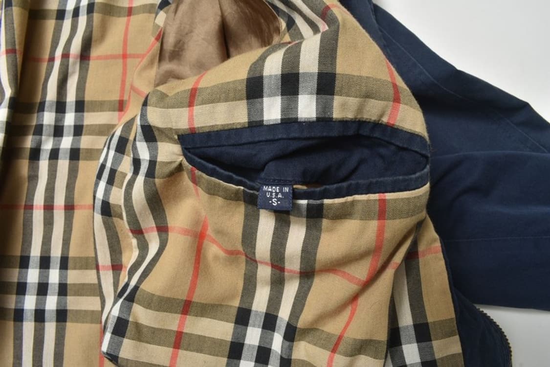 90S USA 버버리 블루종 자켓 S N1189 상품이미지9