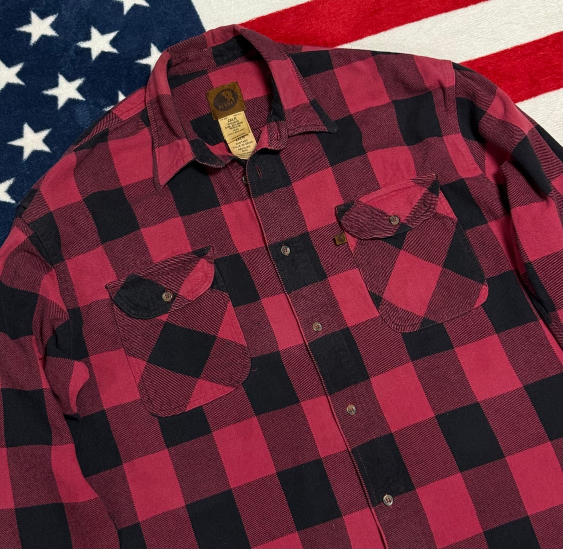 BERNE버팔로체크셔츠 워크웨어 빈티지체크셔츠 워크셔츠 플란넬셔츠 상품이미지6