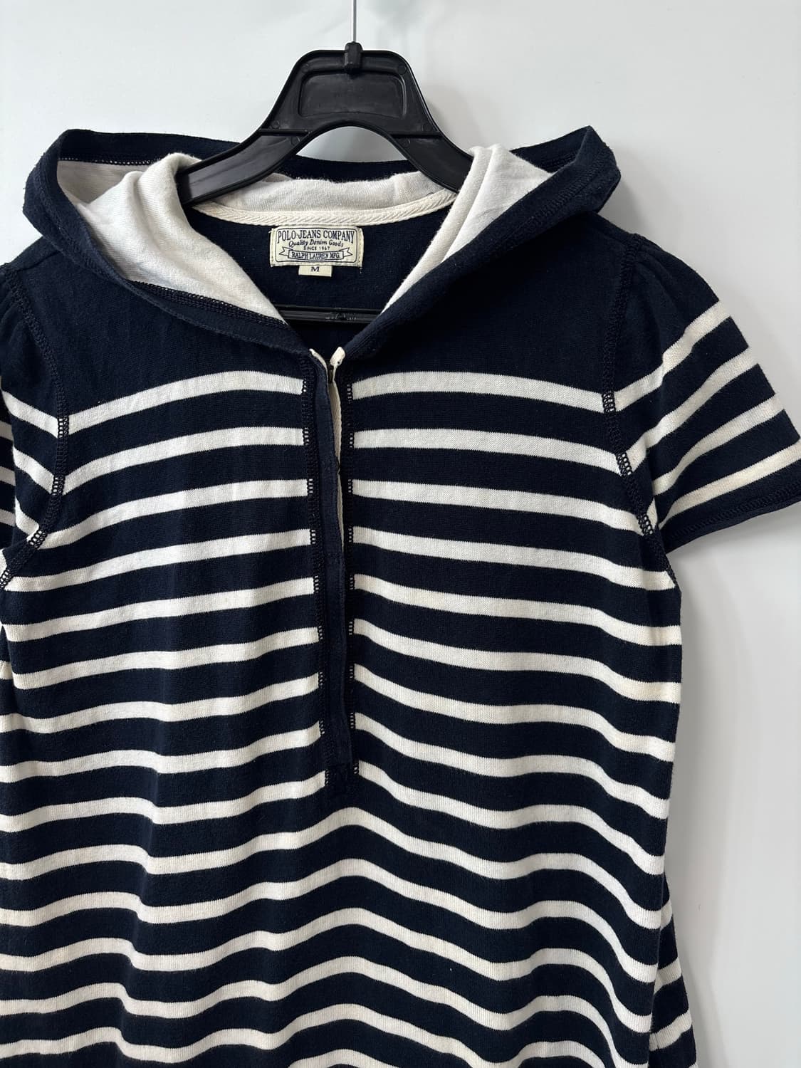 폴로 진스 컴퍼니 레이어드 반팔 후드 원피스 모리걸 상품이미지5