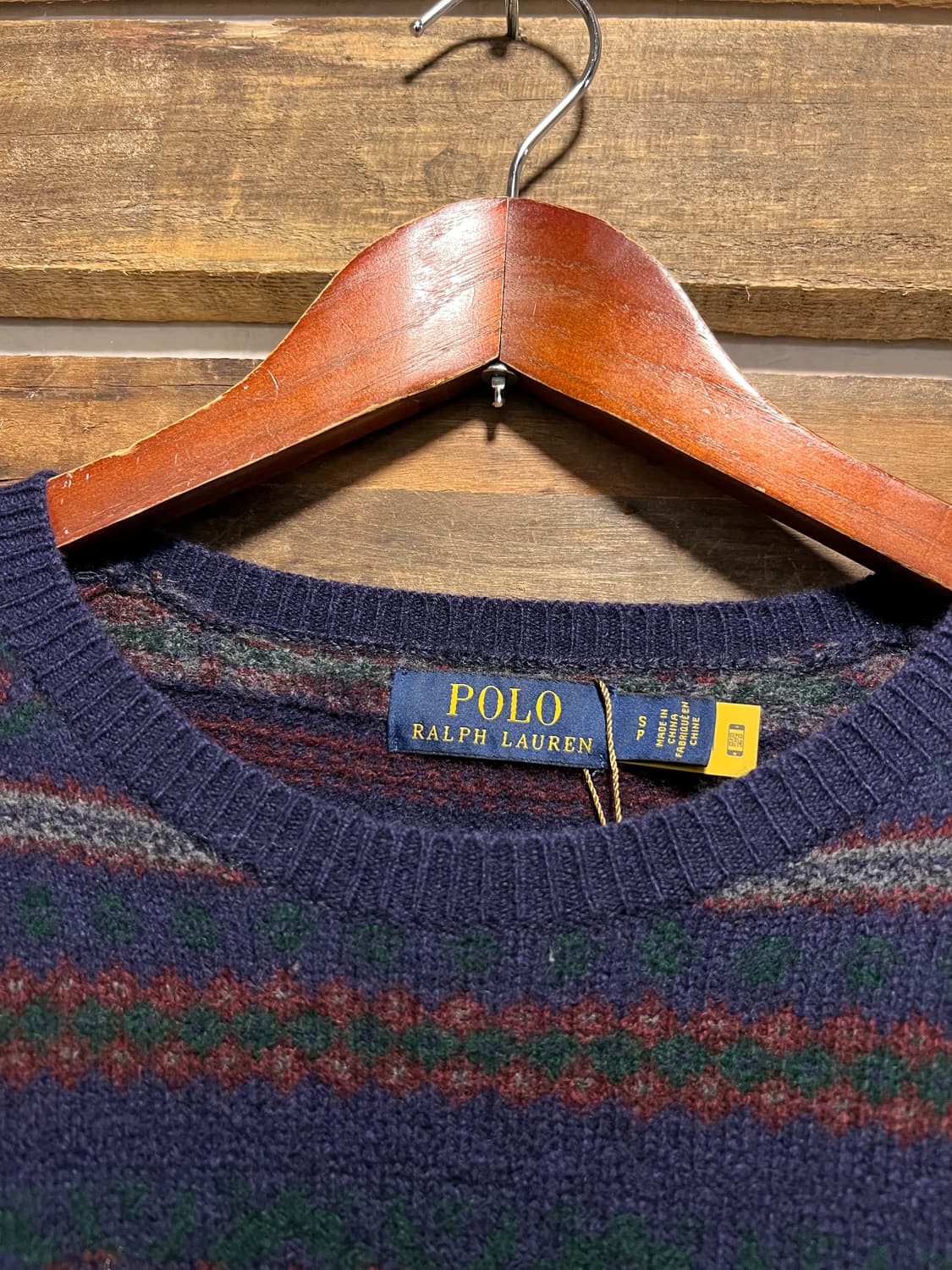 [S]폴로 랄프로렌 매장판 페어아일 패턴 울 니트 상품이미지2