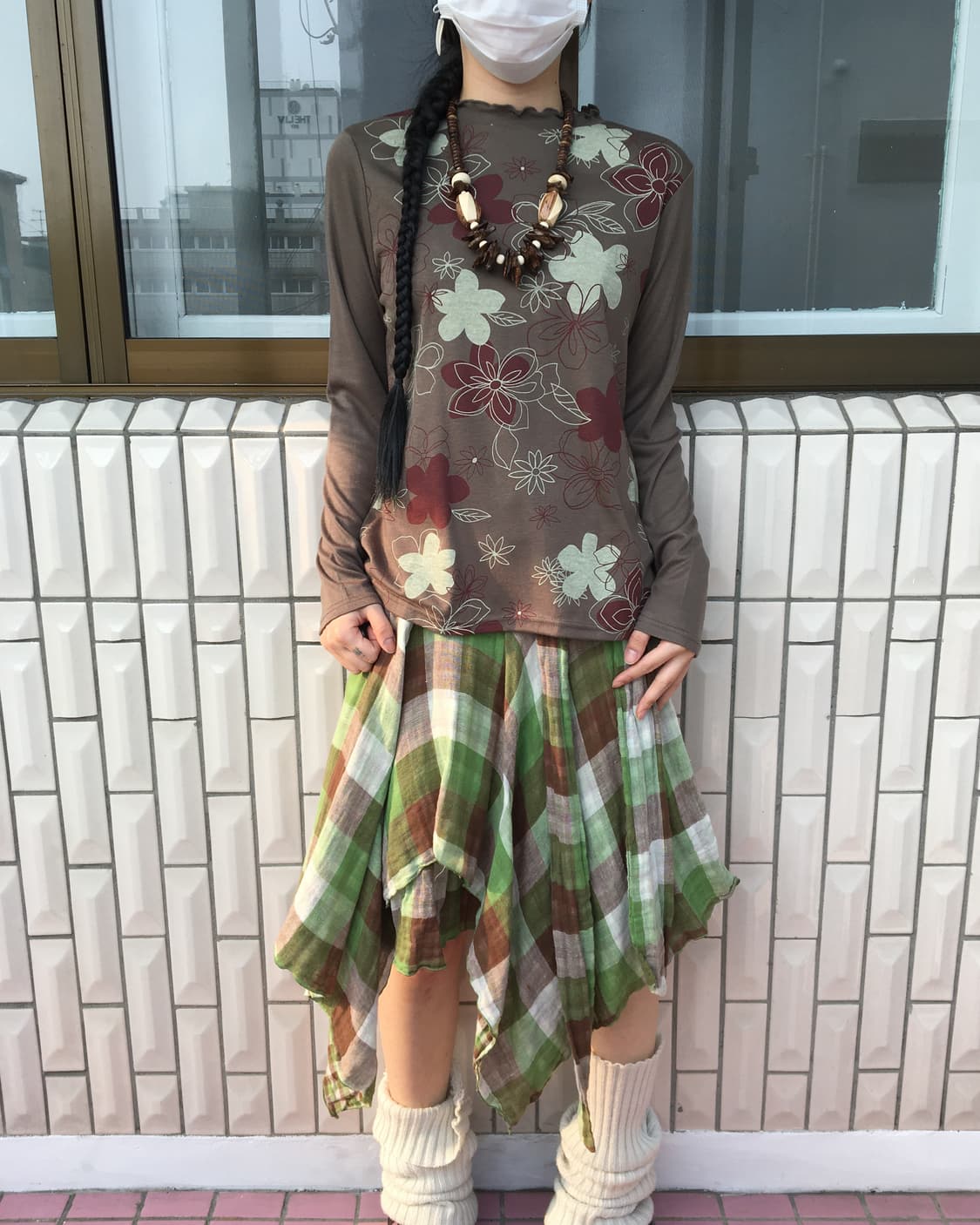 Flower pattern sleeve 상품이미지5