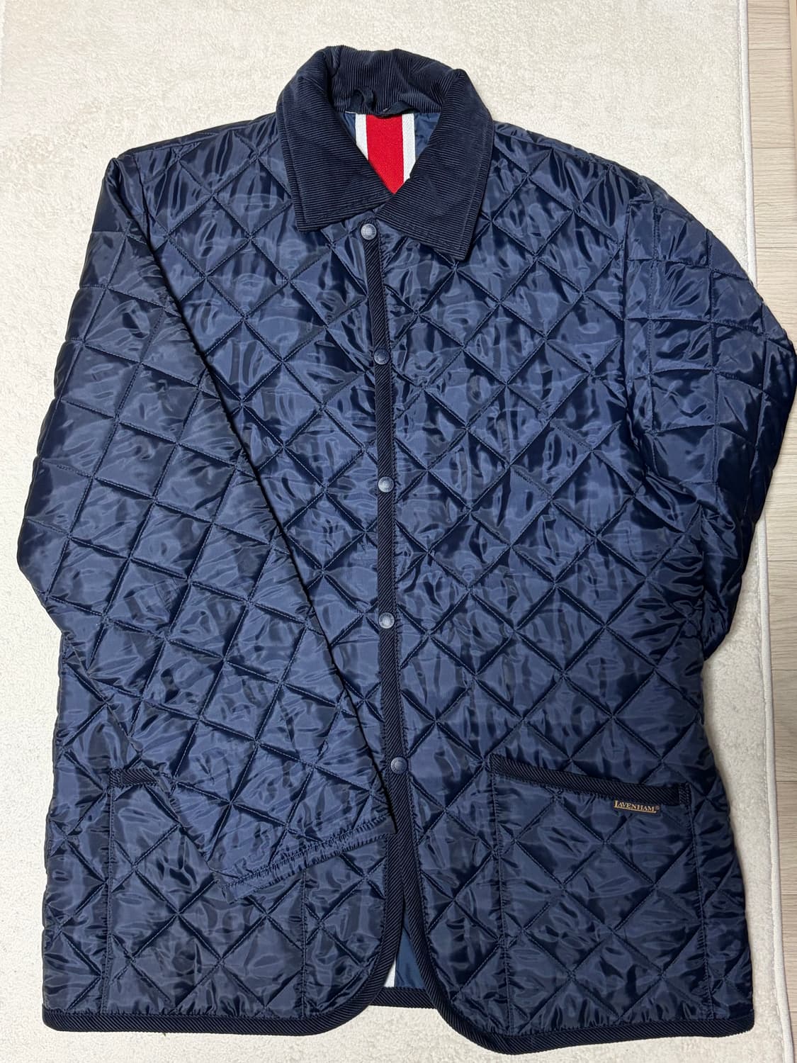 LAVENHAM 퀼팅자켓 L 40size 105 상품이미지1