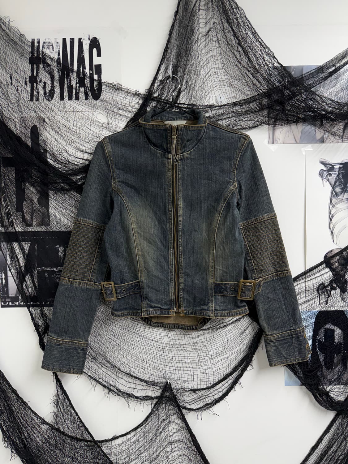 00s stitch denim jacket 상품이미지3