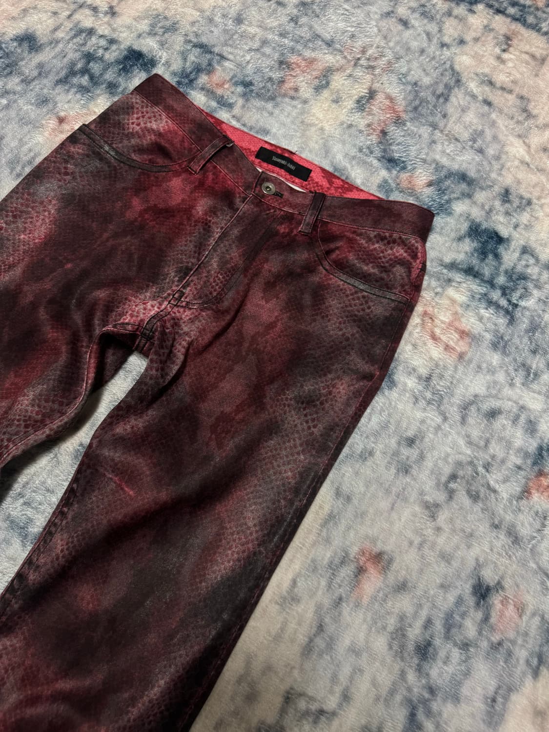 Yasuyuki ishii archive red python boot c 상품이미지4