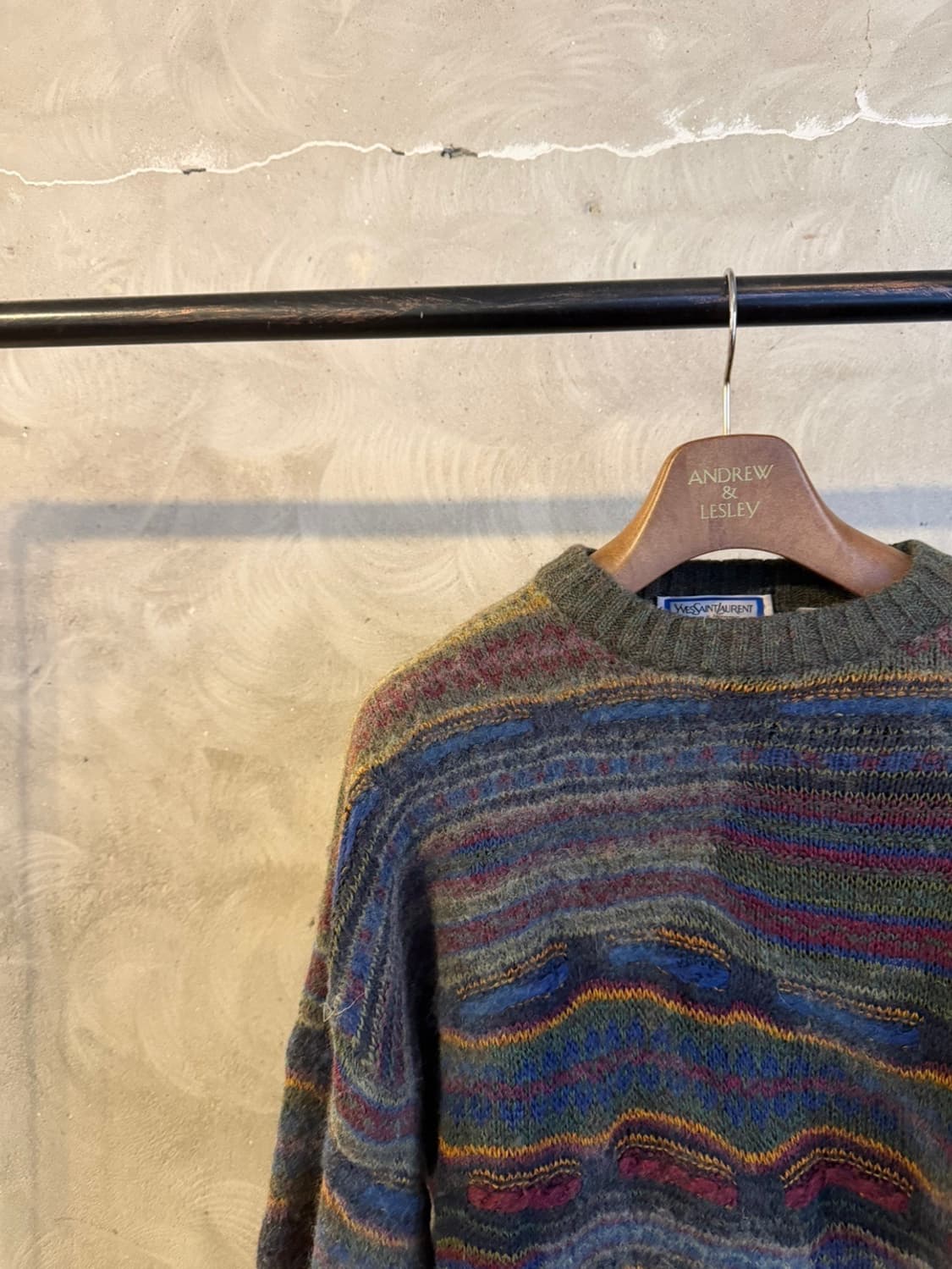 이브생로랑 케이블 니트 100 상품이미지2