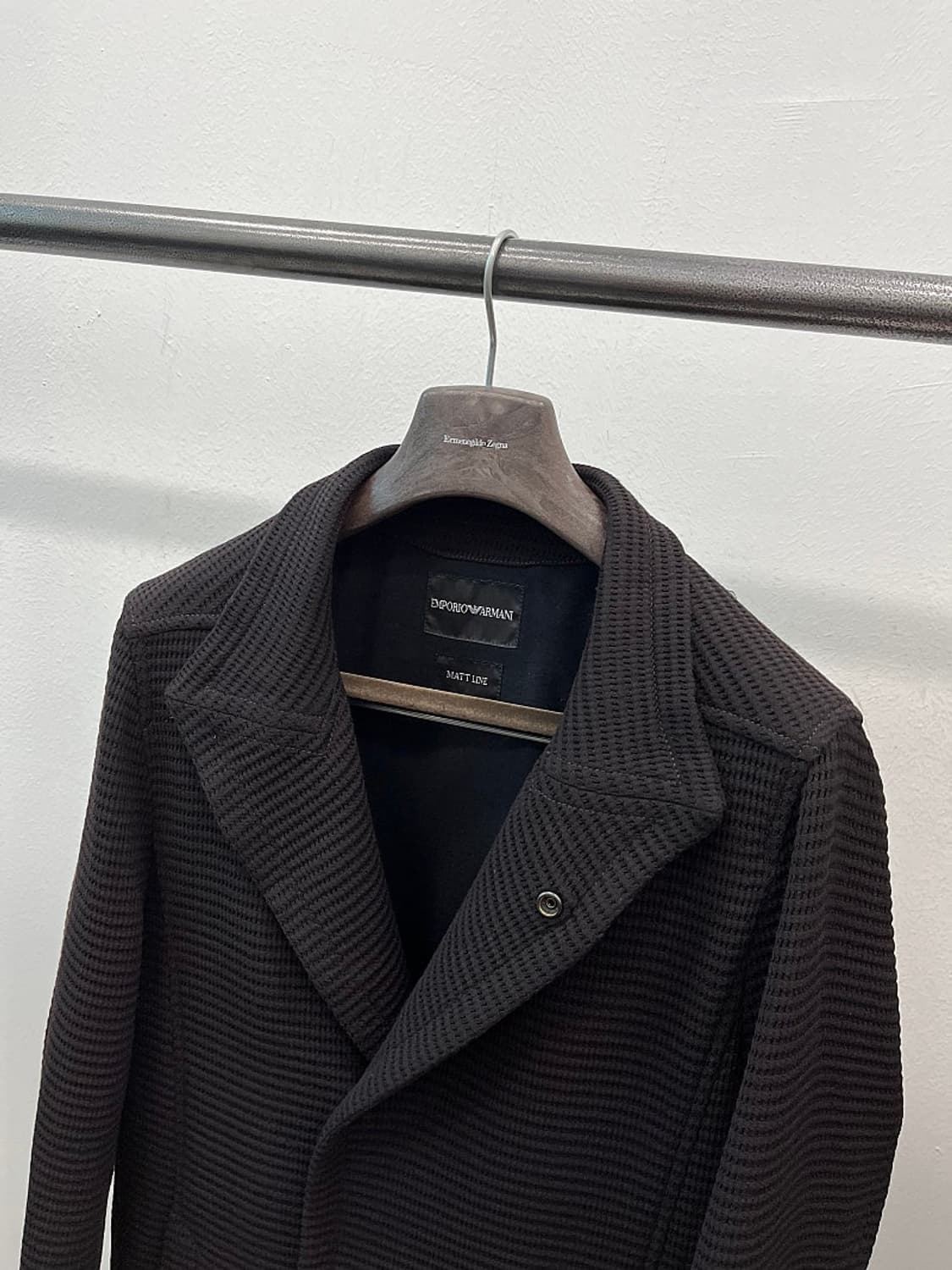 95-100) 알마니 와플 울 니트코트  상품이미지2