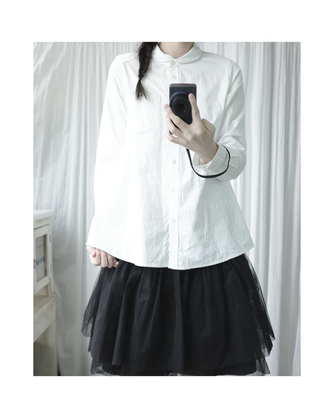 Round collar shirts 상품이미지1