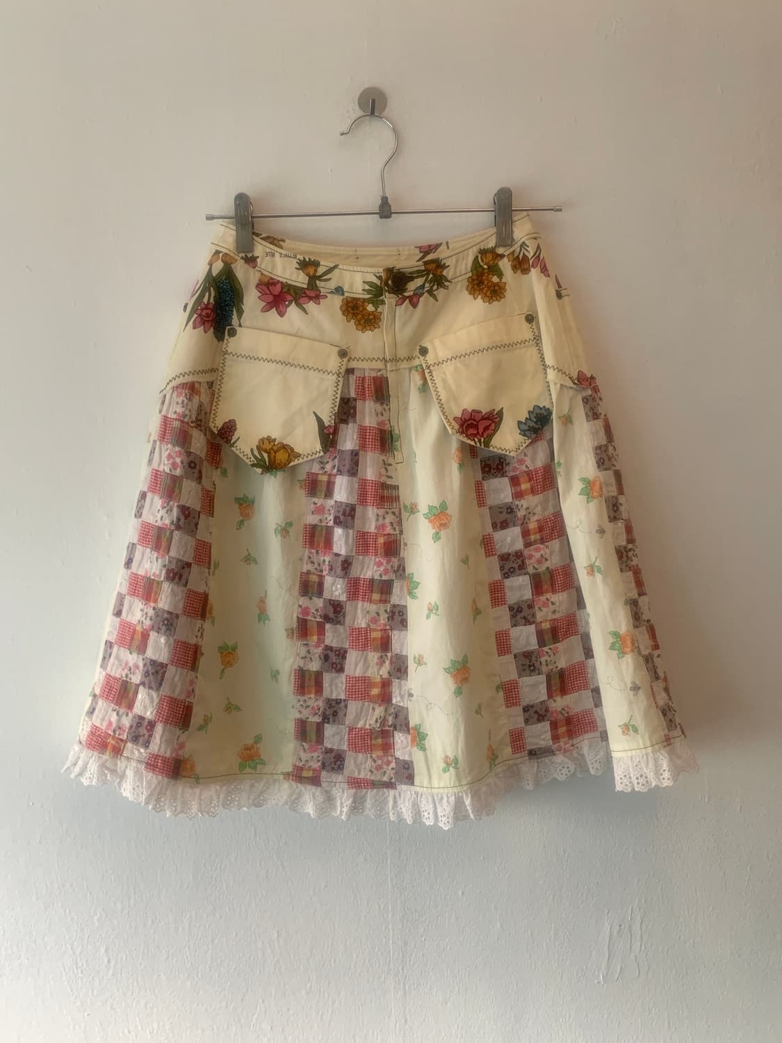 patchwork midi skirt 상품이미지2