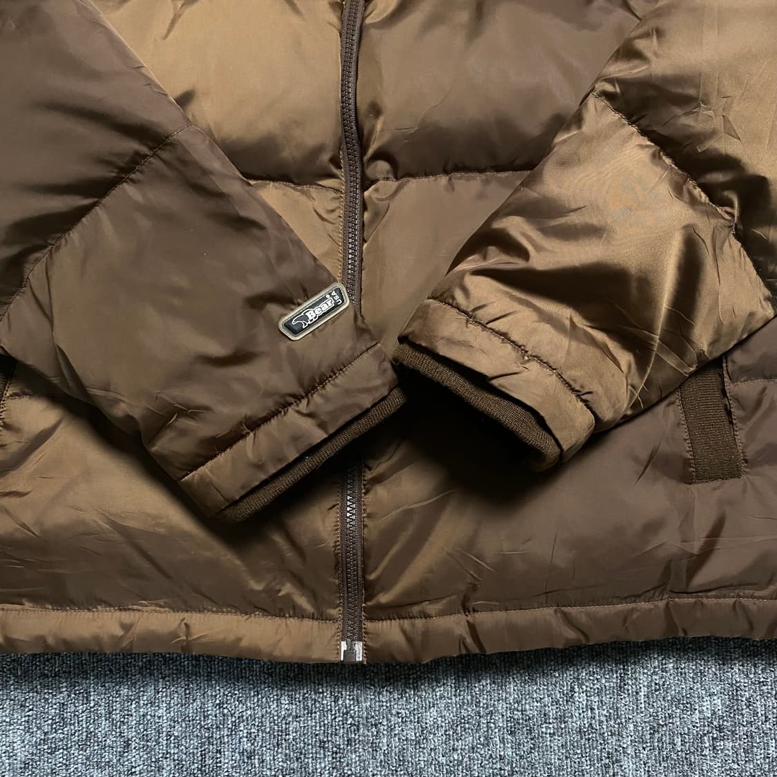 🌊Bear USA Brown Down jumper 상품이미지4