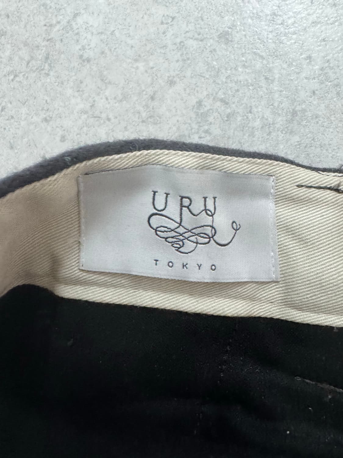 우루도쿄 uru tokyo 그레이 울 트위드팬츠 2사이즈 판매 바스통 상품이미지3