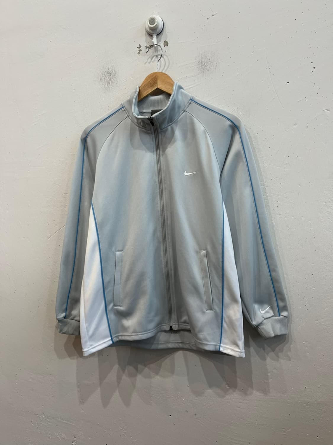 00s 나이키 재팬 스카이블루 파이핑 트랙탑 져지 우먼즈  상품이미지1