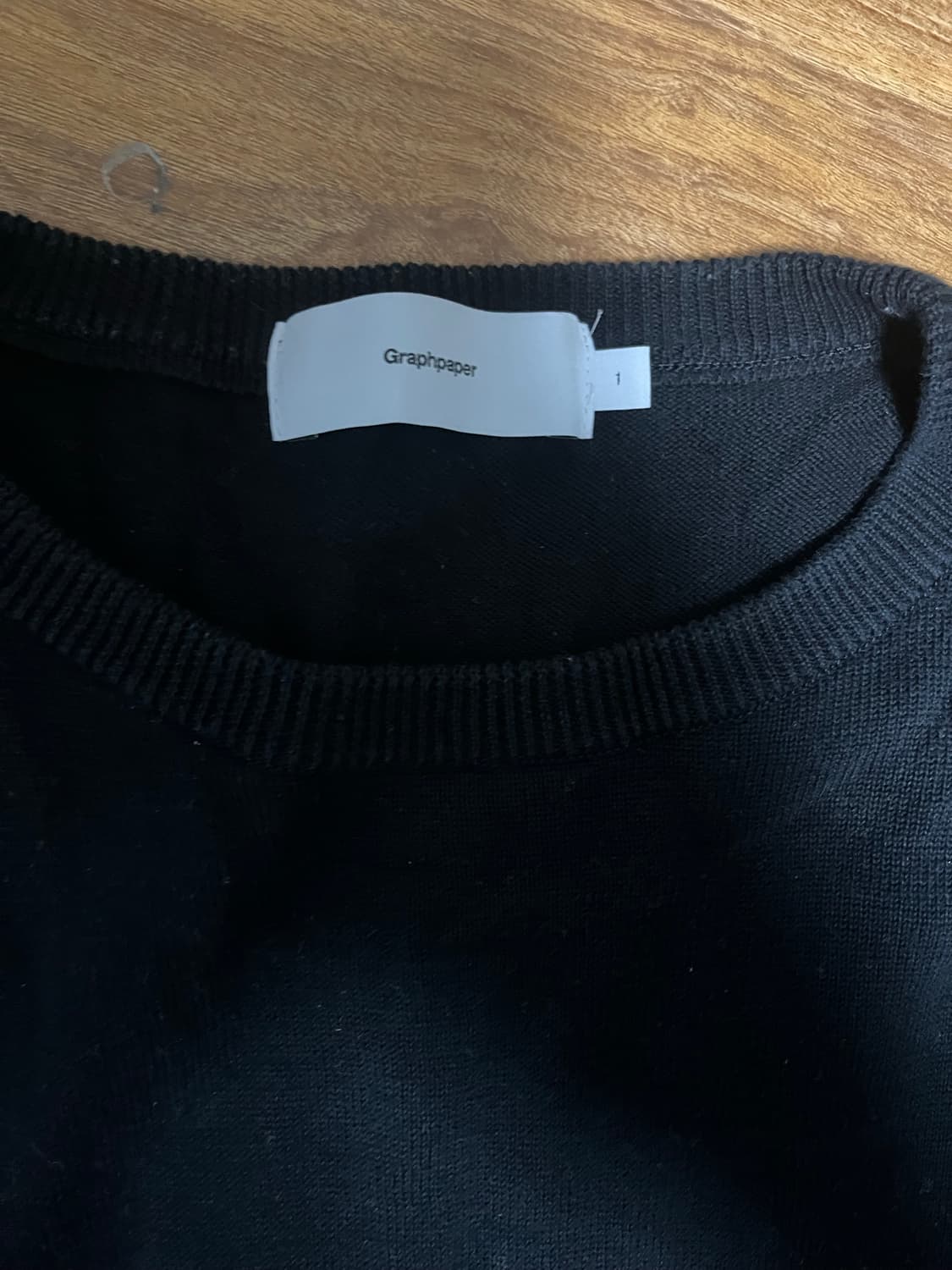그라프페이퍼 니트슬리브1 블랙 상품이미지2