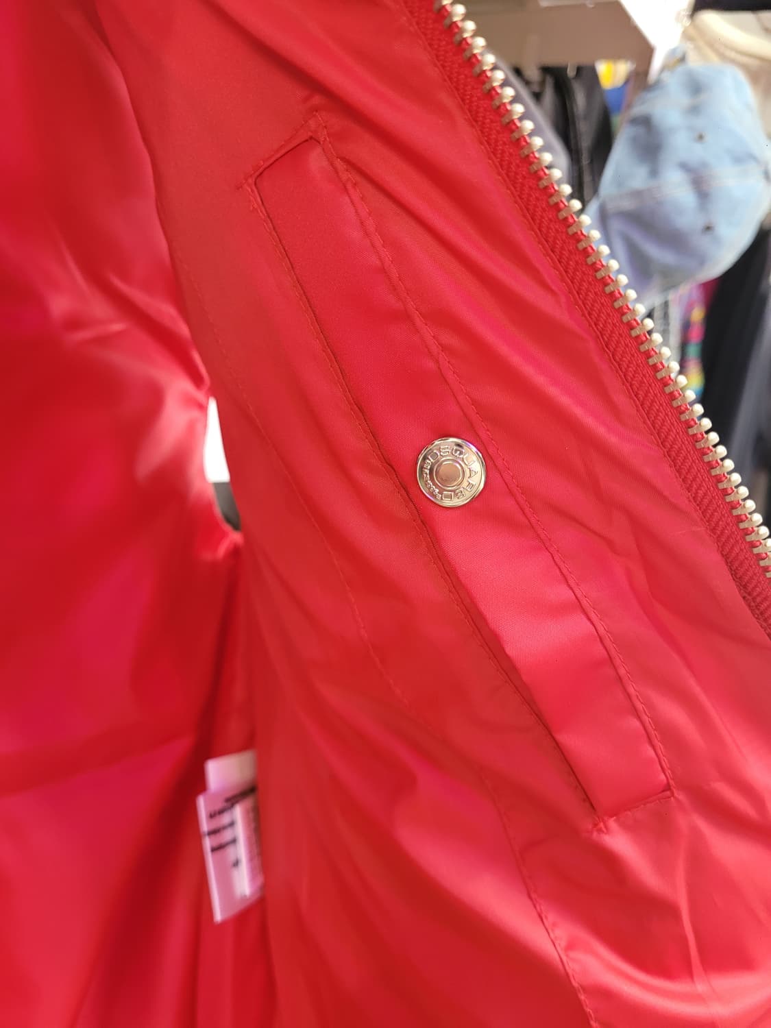 DSQUARED 디스퀘어드 빨간색 패딩 조끼 (오리털) 상품이미지4