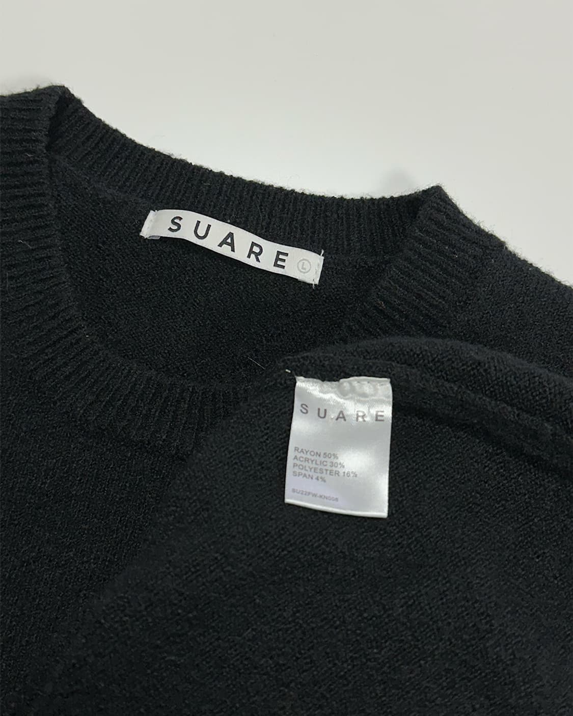 수아레 니트 블랙 상품이미지3