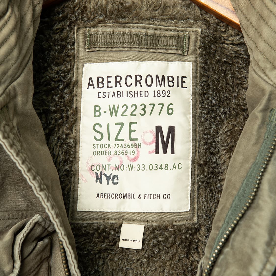 [105] 00s 아베크롬비 빈티지 워시드 M65 필드자켓  상품이미지8
