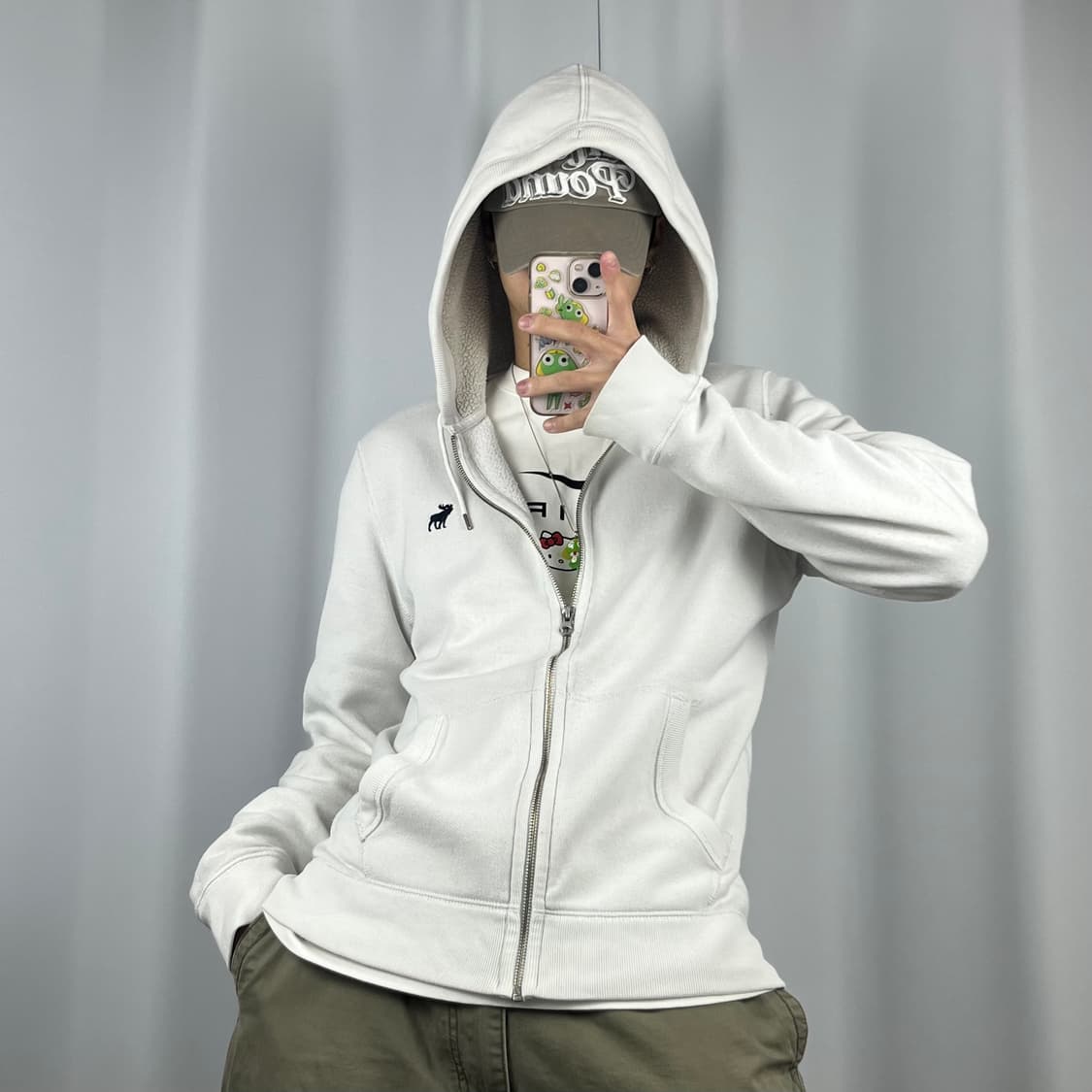 <아베크롬비 니트 후드집업> No.1402 상품이미지2