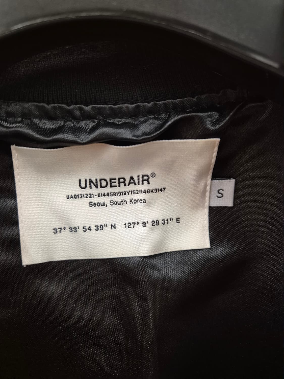 언더에어 블랙 플라워 자수 스카잔 S 상품이미지3