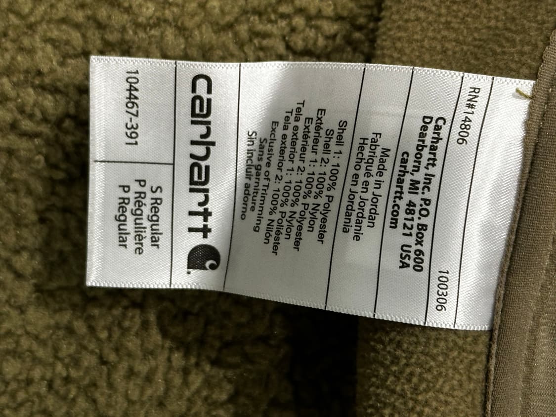 칼하트 프렌티스 플리스 카키  상품이미지4