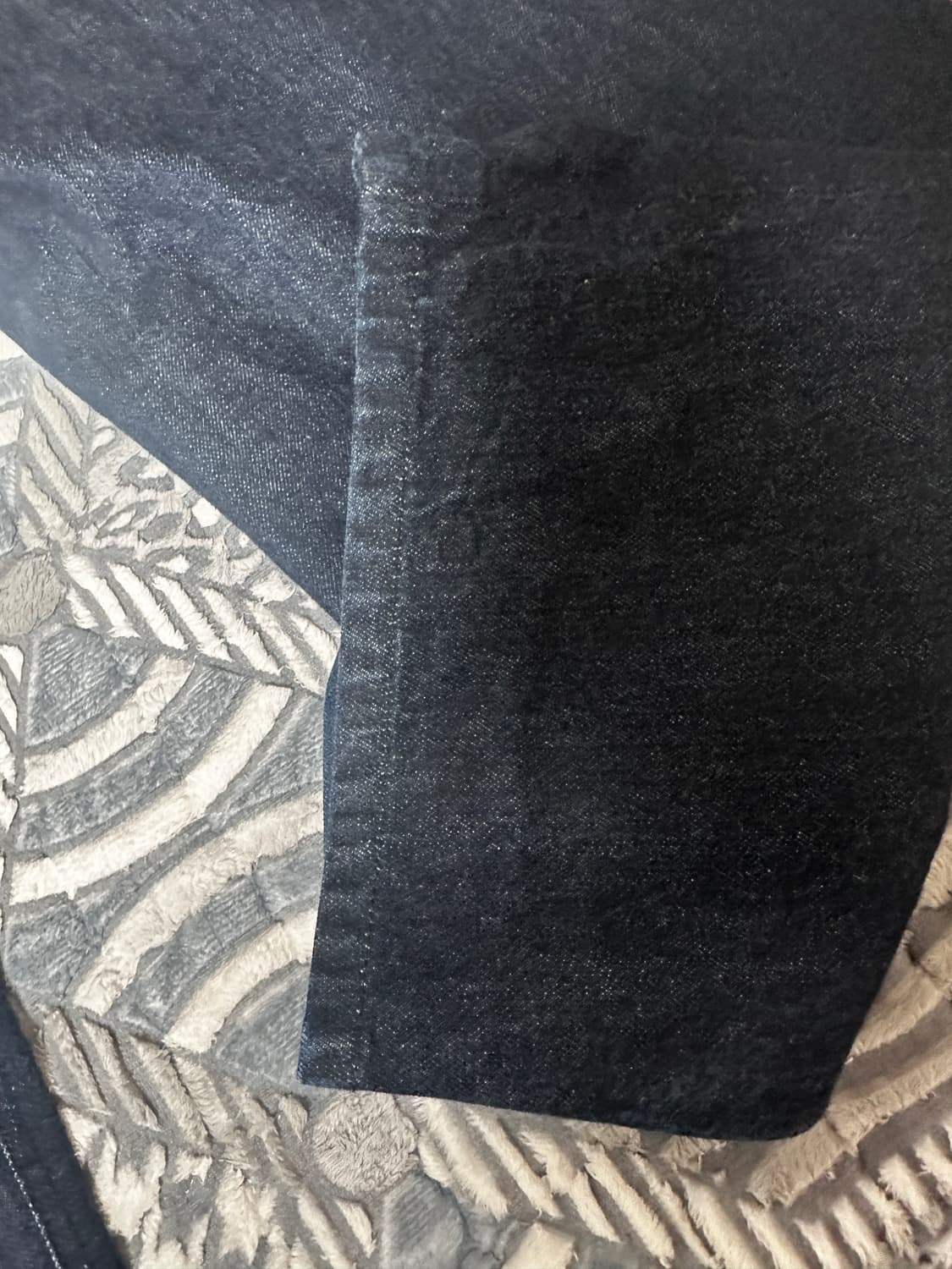 해칭룸 와이드 커브드진 인디고 3사이즈 팝니다. 상품이미지5