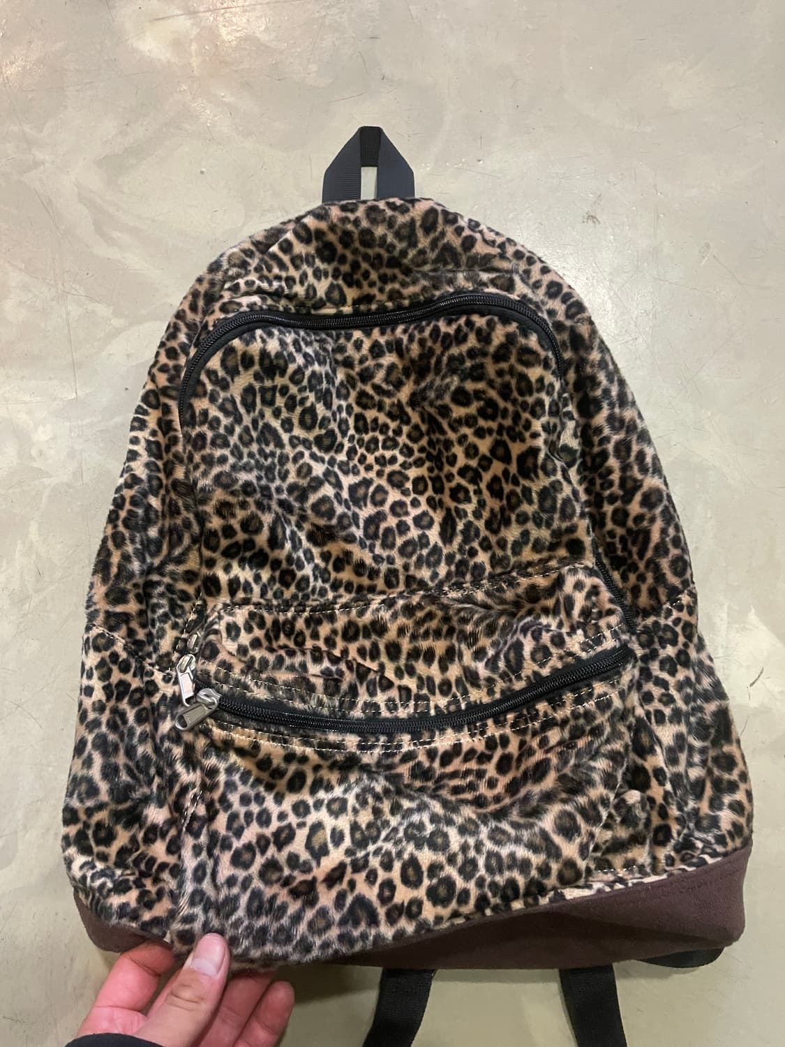 Beams heart 빔즈 레오파드 백팩 상품이미지2