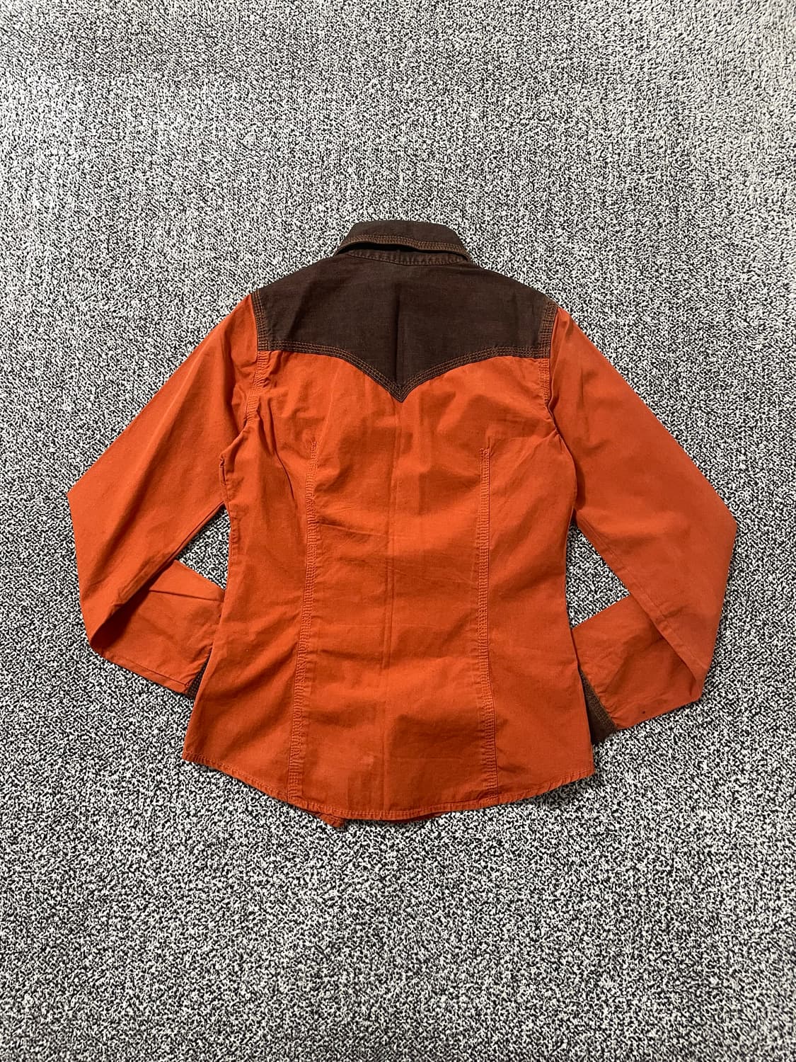 빈티지9. 트루릴리젼 웨스턴 핏 남방 셔츠 오렌지브라운 상품이미지2