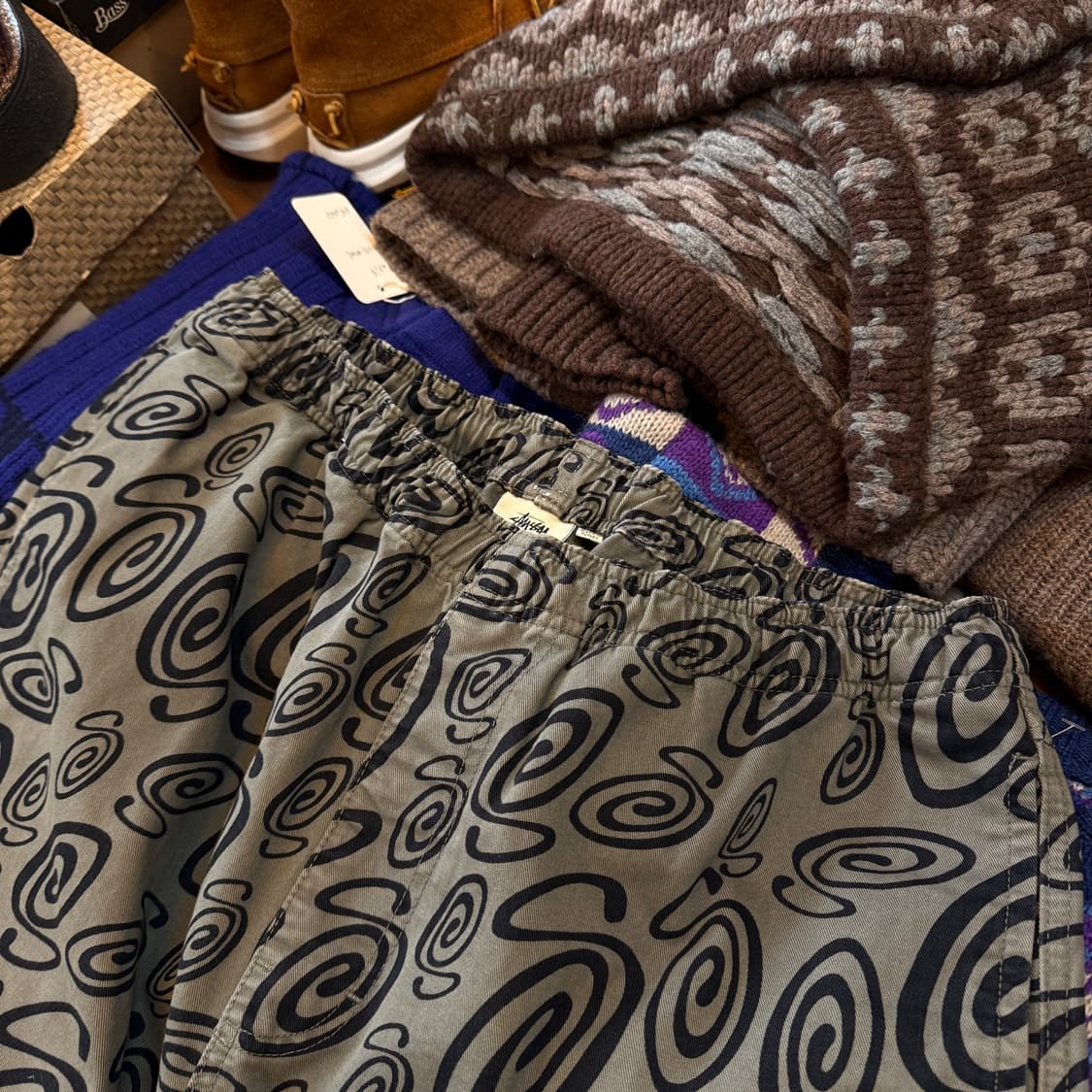 스투시 스윌리 S 비치 팬츠 XL 상품이미지5