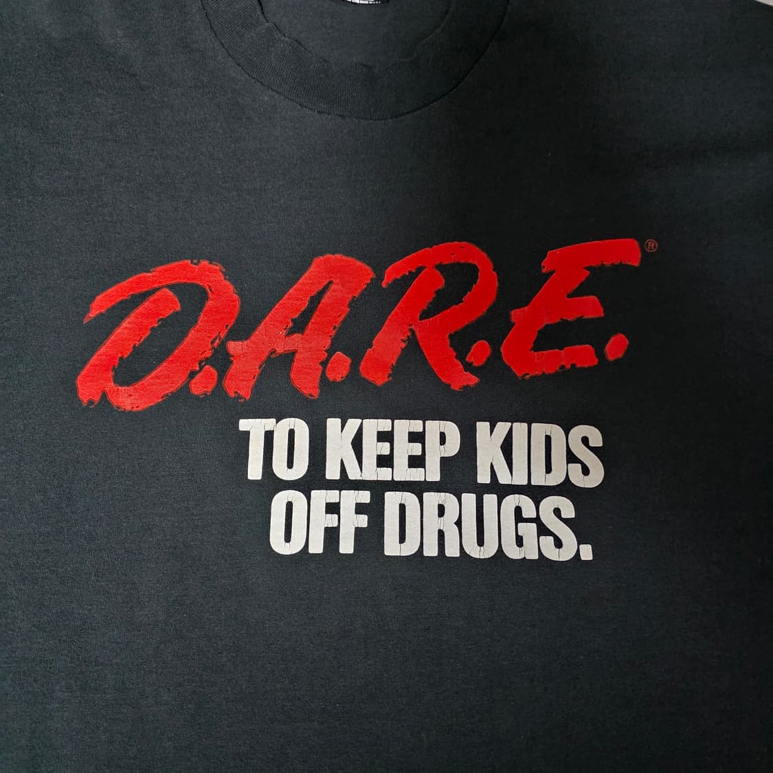 [XL] 90s 빈티지 DARE 티셔츠 블랙 ver. 스크린스타 2 상품이미지2