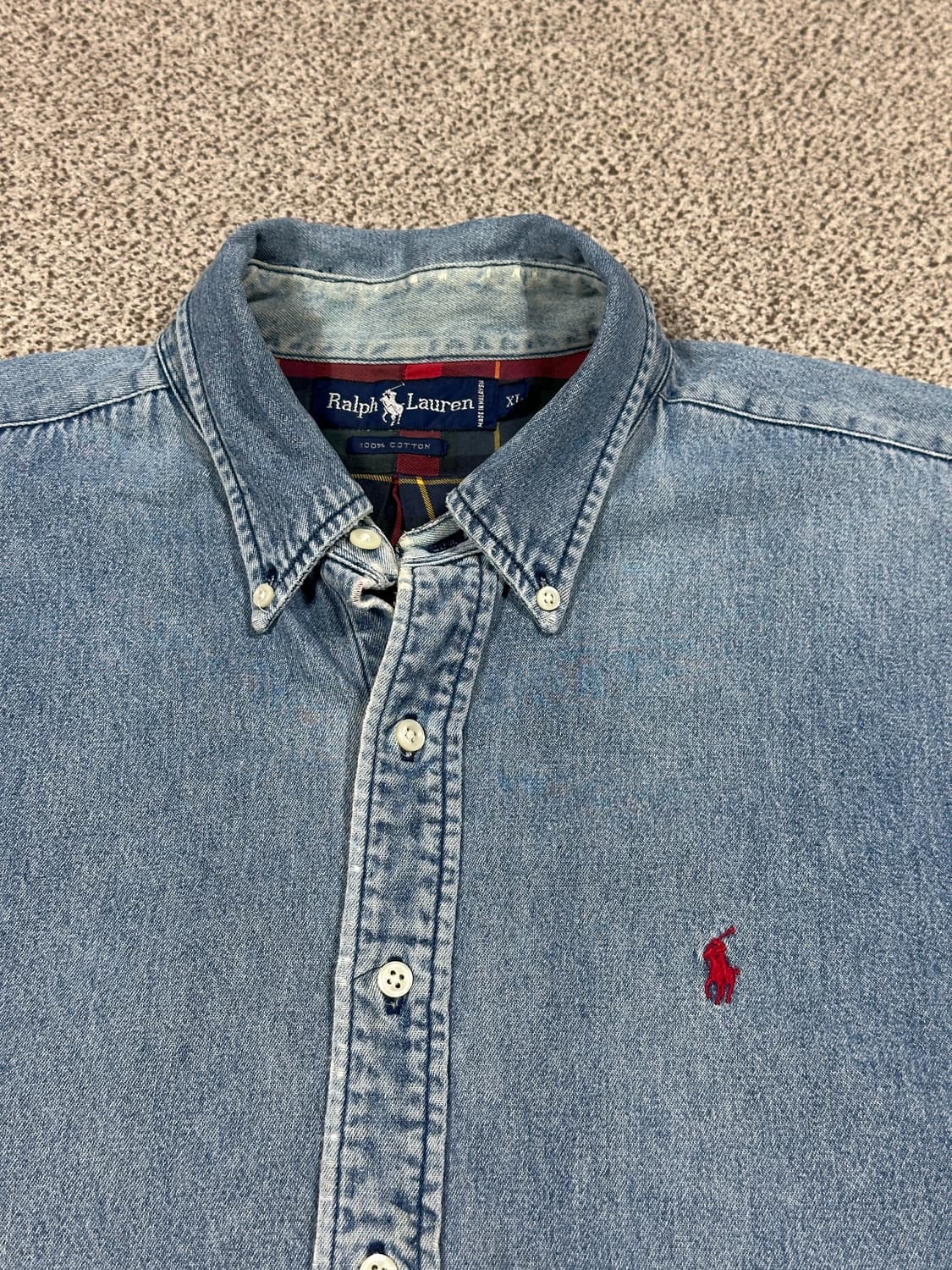 폴로 데님셔츠 XL 상품이미지5