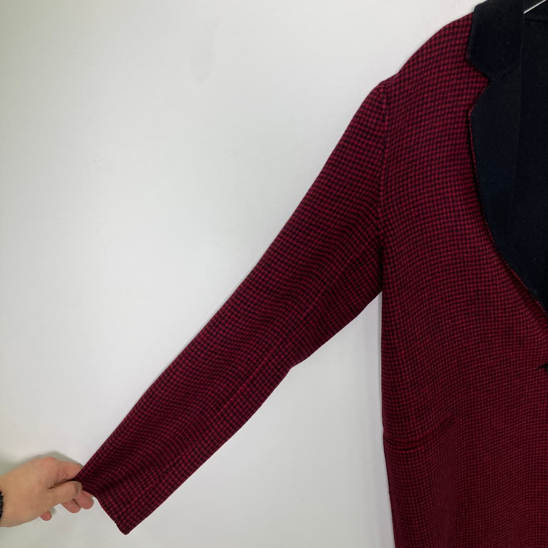 Sandro 산드로 브라이튼 하운즈투스 펠트 코트 상품이미지6