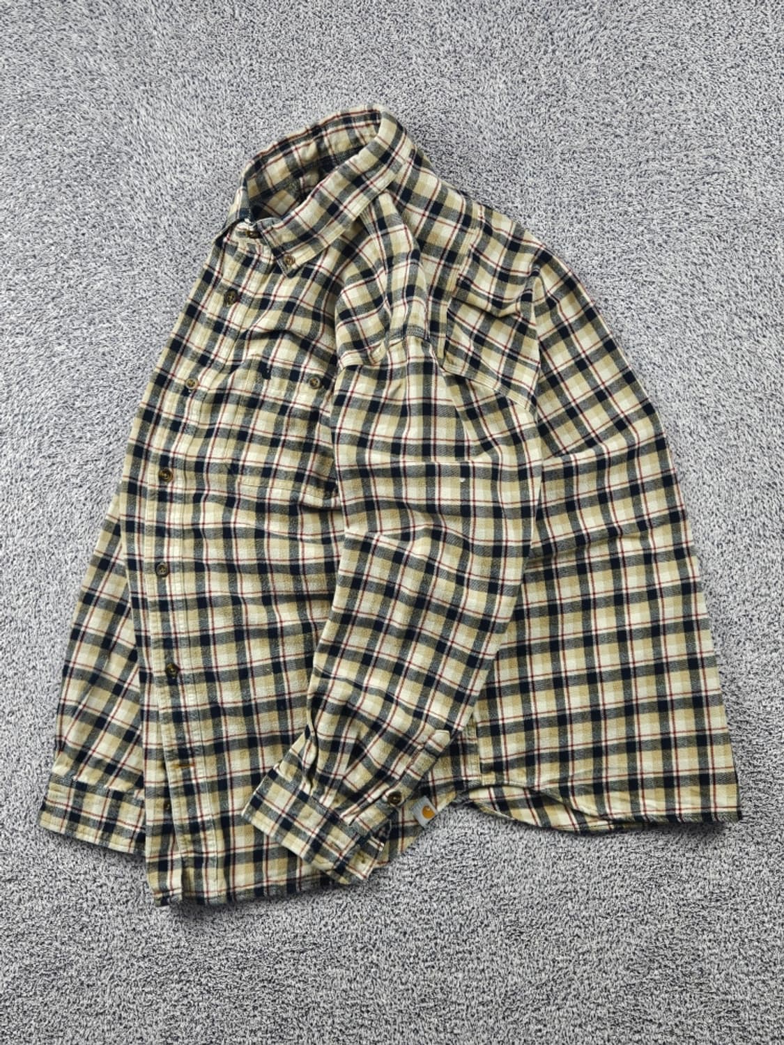 칼하트 체크 패턴 포켓 워크 셔츠 / 11275 상품이미지3