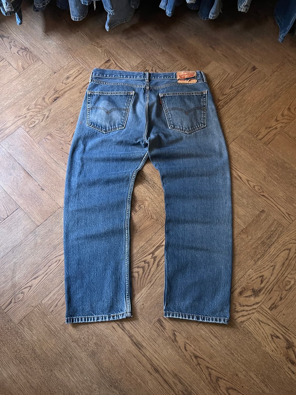 [36]리바이스 505 더티워싱 레귤러 스트레이트 데님 팬츠 상품이미지2