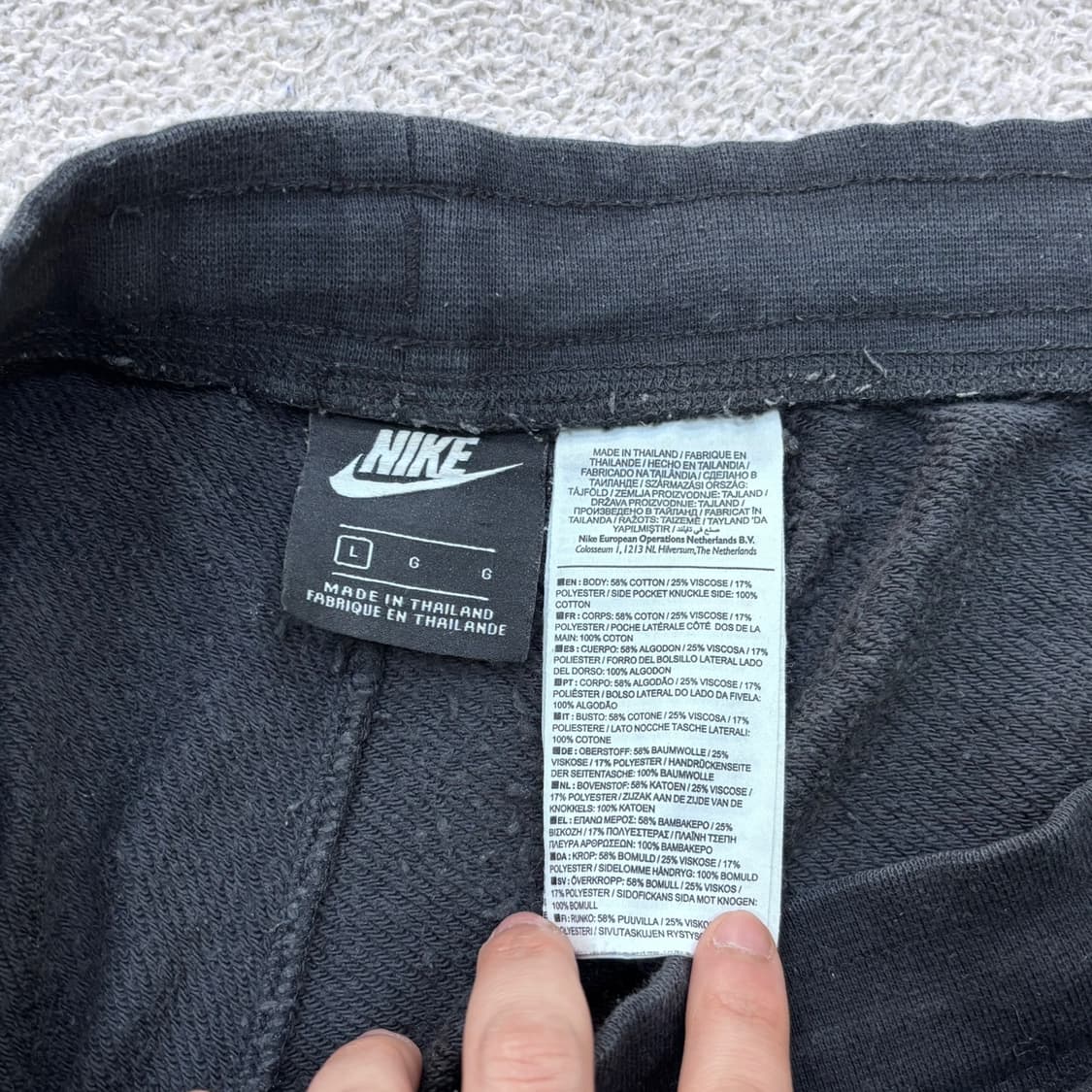 L 나이키 프렌치 테리 반바지 0414E 상품이미지3