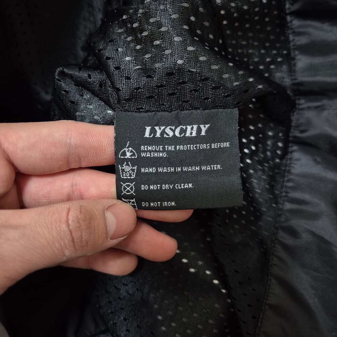 LYSCHY 라이시 남성 사이드패치 레이싱 오토바이 바이크 자켓 5XL 상품이미지9