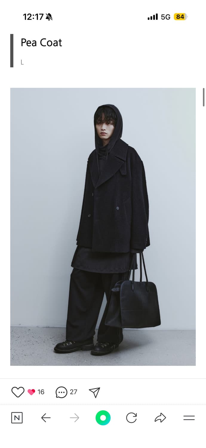 (구매)유스youth 피코트 상품이미지1