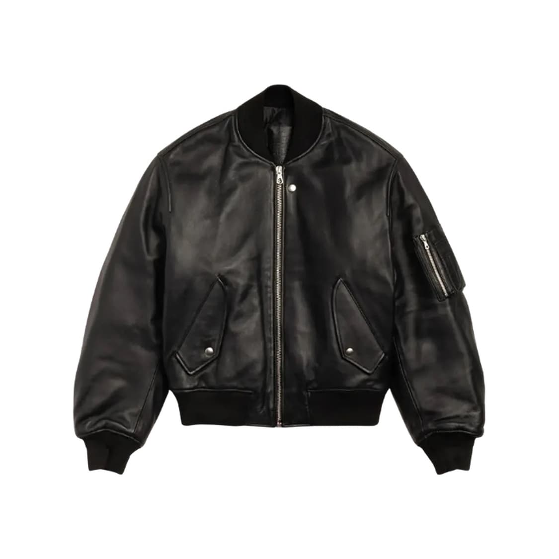 스투시 레더 빌트봄버 자켓 상품이미지1