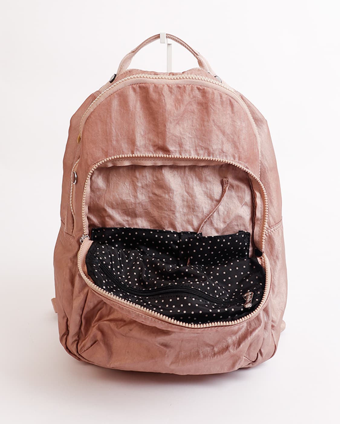[KIPLING] 핑크 메탈릭 백팩 상품이미지7