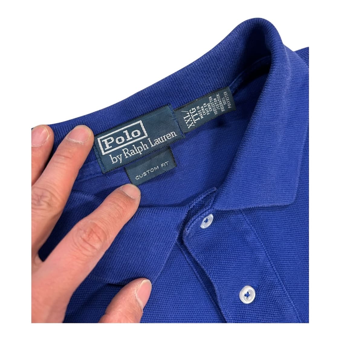 2XL) 폴로 랄프로렌 USA 빅포니 성조기 자수 카라 긴팔티 T-125 상품이미지2