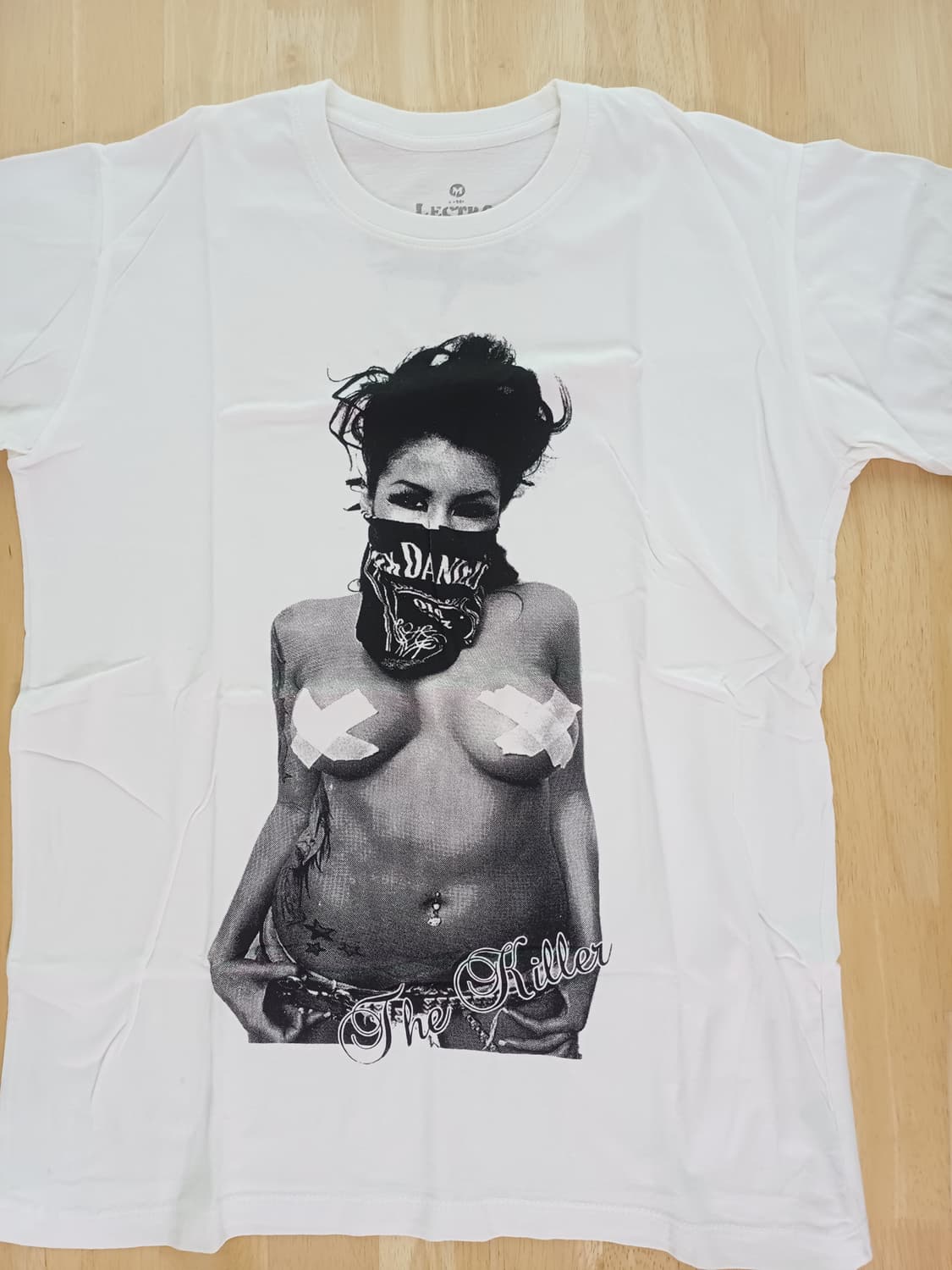 [M] 빈티지 펑크 스트릿 타투 보더 스케이터 반팔티셔츠 상품이미지2