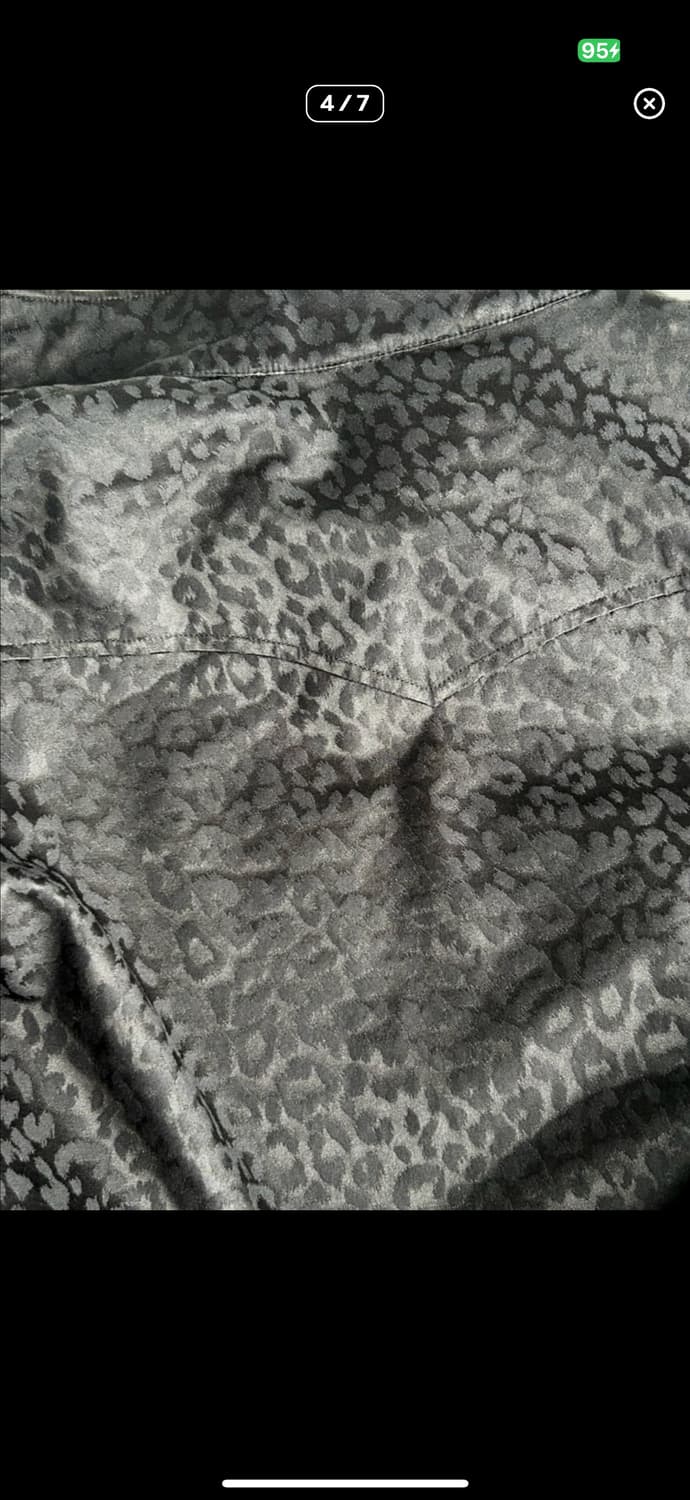 생로랑 레오파드 실크 자켓 46 상품이미지4