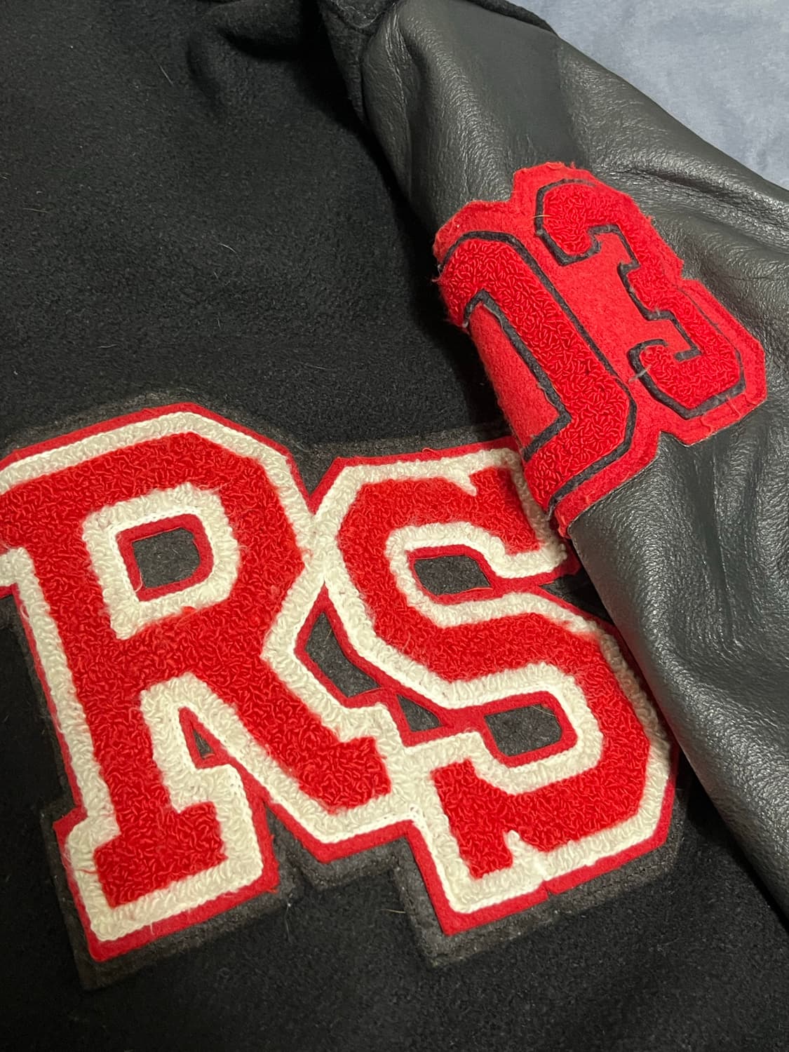 USA 빈티지 패치 바시티 105-110 라프시몬스 세인트미카엘 상품이미지4