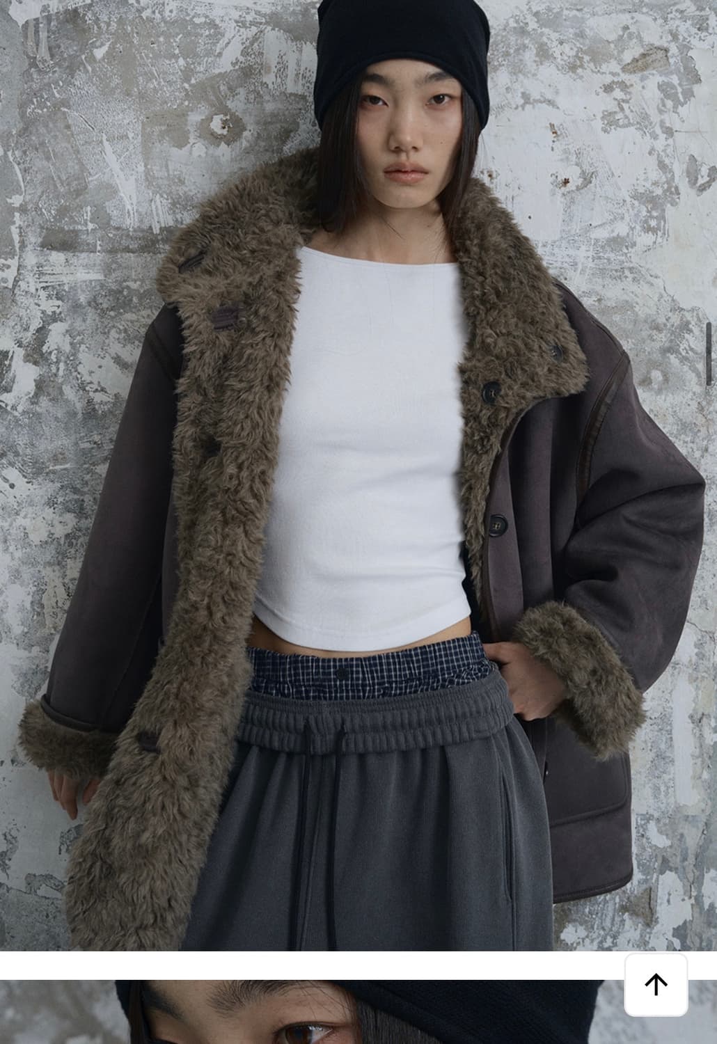 더엔엘 리버시블 시어링 무스탕 상품이미지2