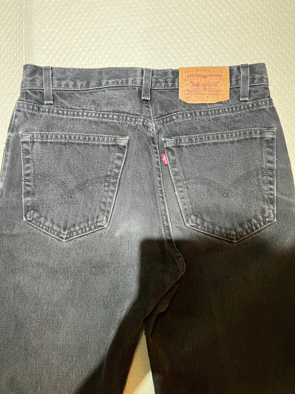 리바이스/ 빈티지 usa 505 흑청 데님 팬츠 / 30  상품이미지7