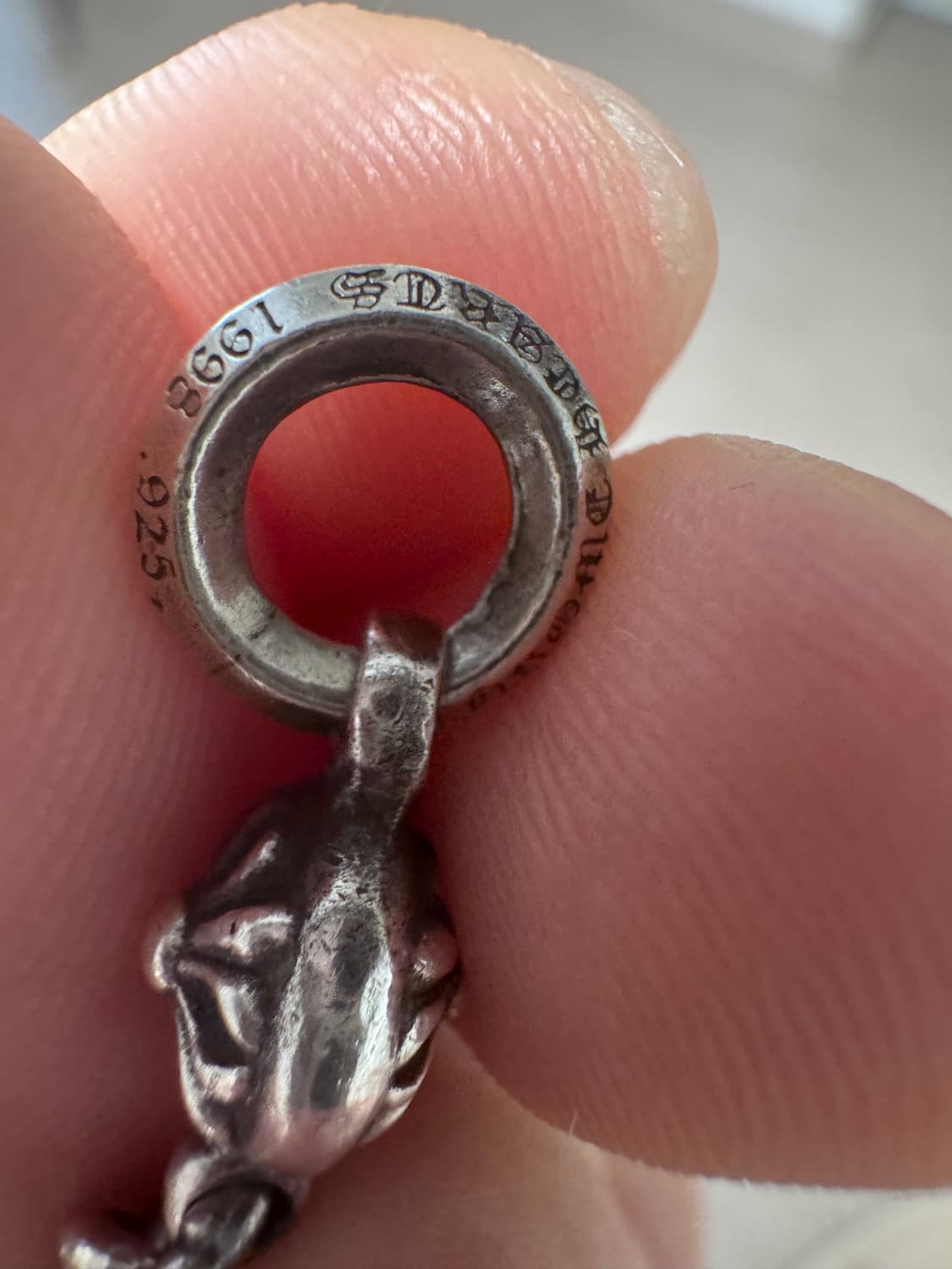 크롬하츠 타이니 원볼 크로스 펜던트 상품이미지5