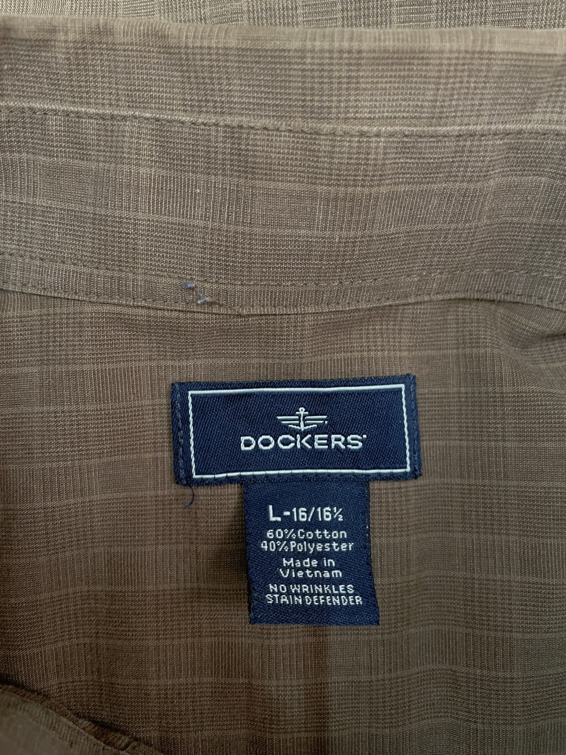 다커스 체크 셔츠 브라운 상품이미지2