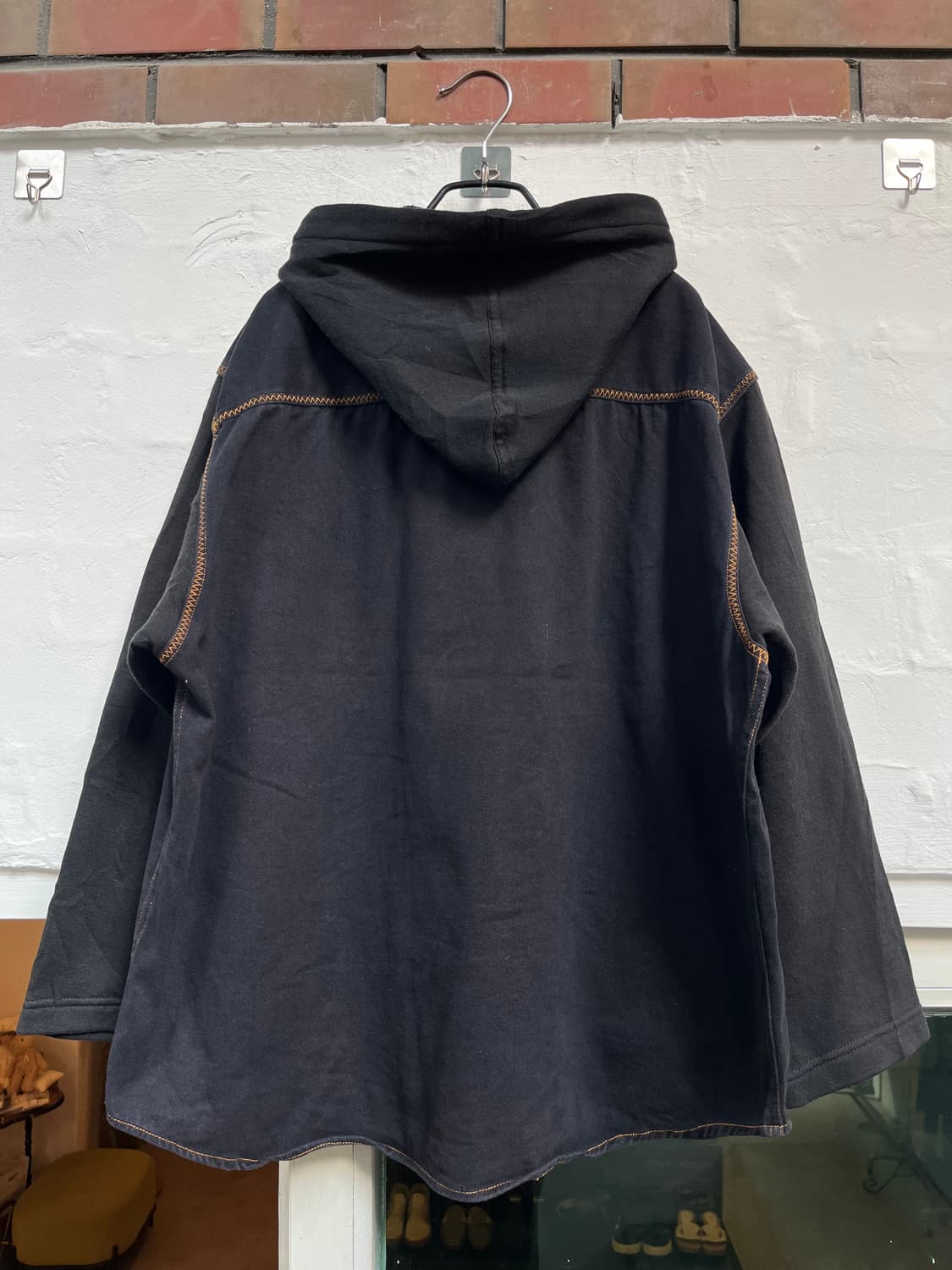 G-dept 스티치 후디 배기 셔츠 L 상품이미지6