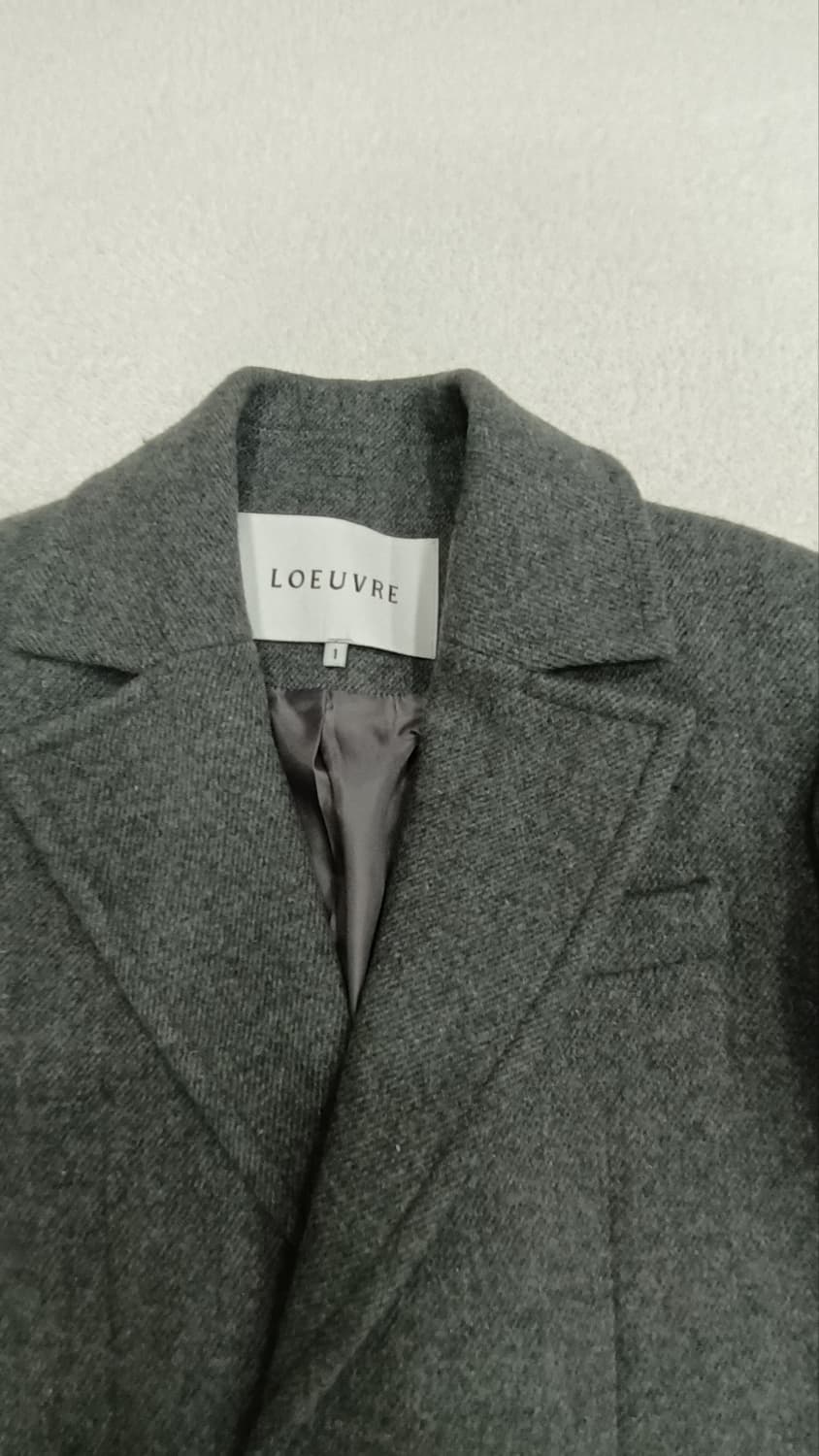 루에브르 LOEUVRE 울 자켓 그레이 1 사이즈 상품이미지2
