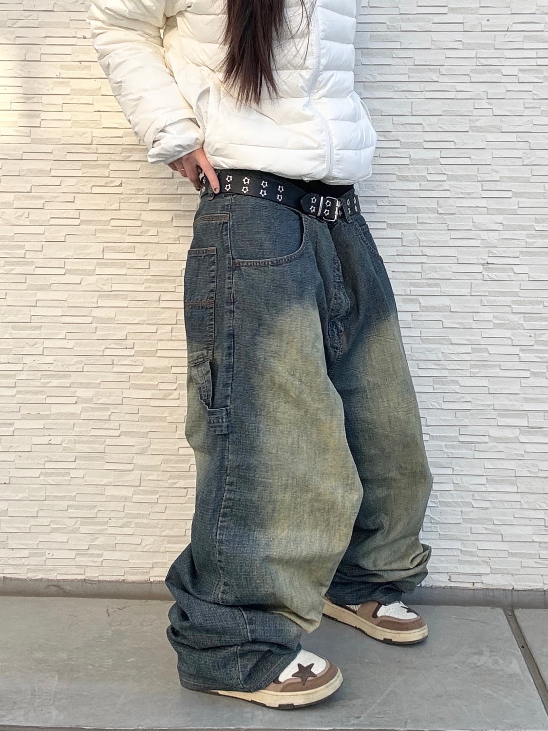 90s ARTERY 올드스쿨 힙합 와이드 데님 팬츠 상품이미지2