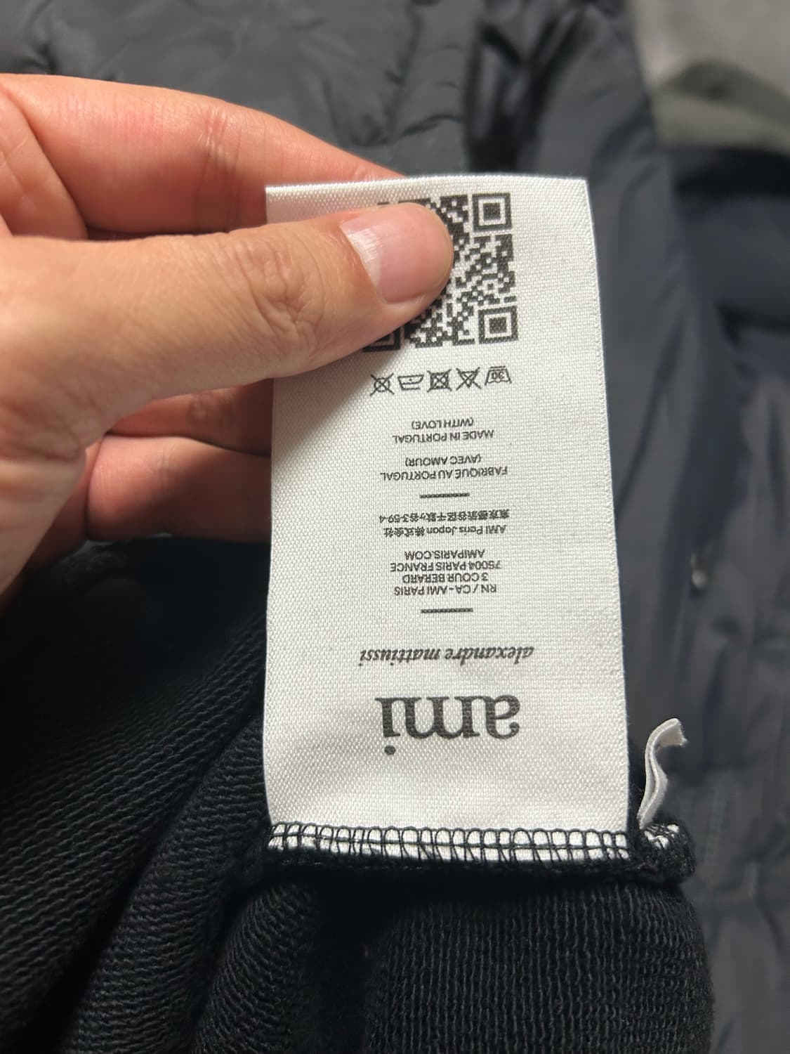 아미 AMI 하트 로고 블랙 반바지 쇼츠 상품이미지8