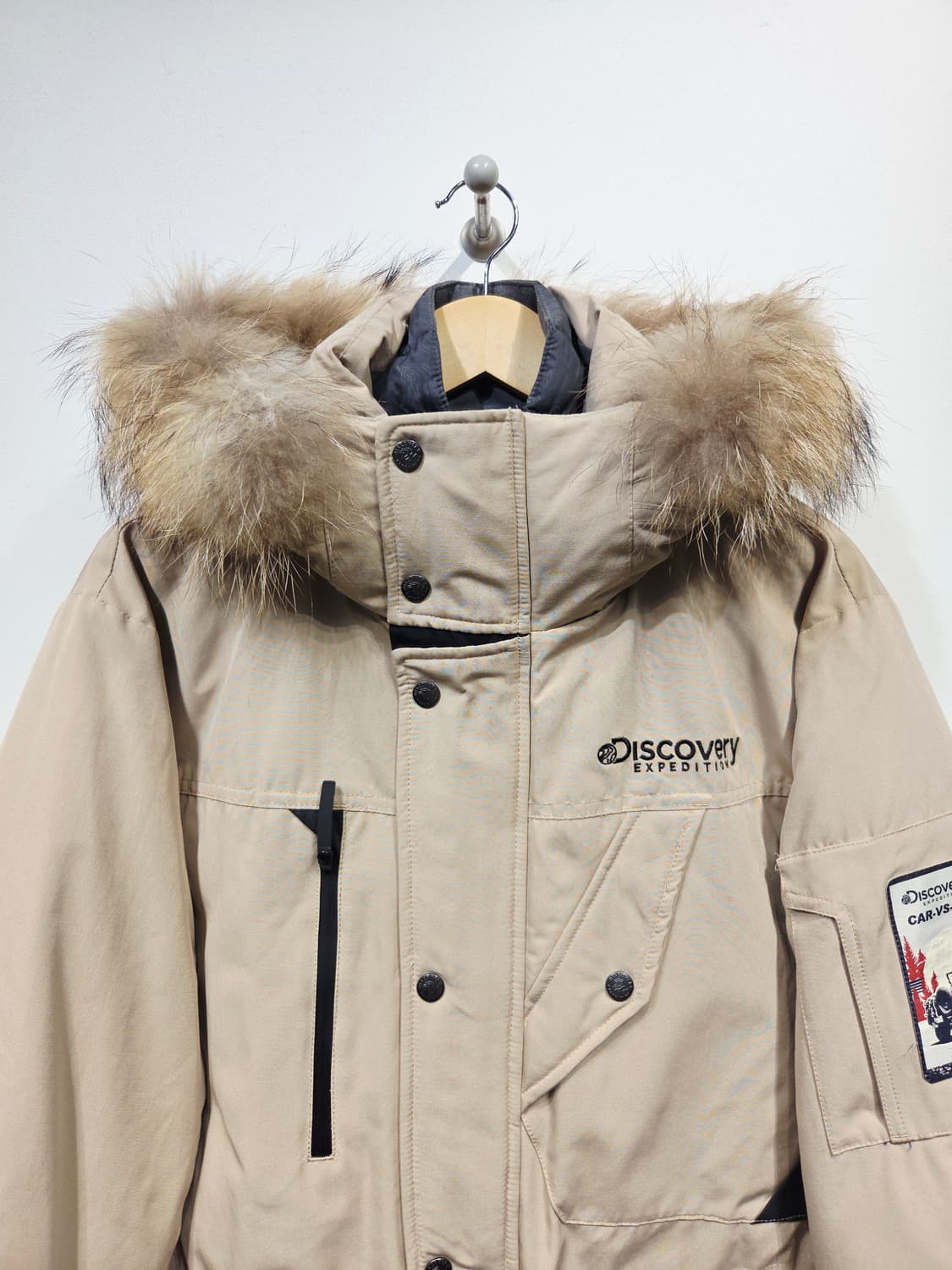디스커버리 익스페디션 베이지 야상 다운 자켓 상품이미지3
