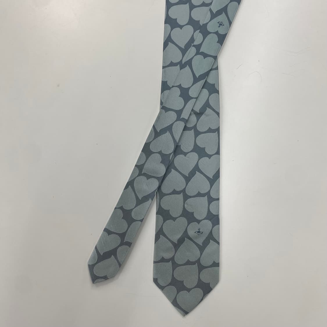 비비안웨스트우드 하트 정품 명품 넥타이(Vivienne)7.8cm 상품이미지2